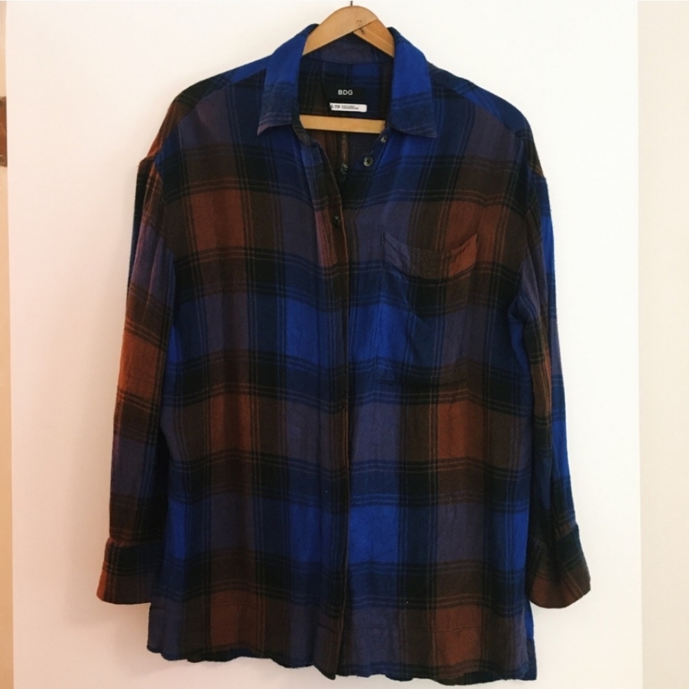 UO BDG Plaid Flannel Shirt